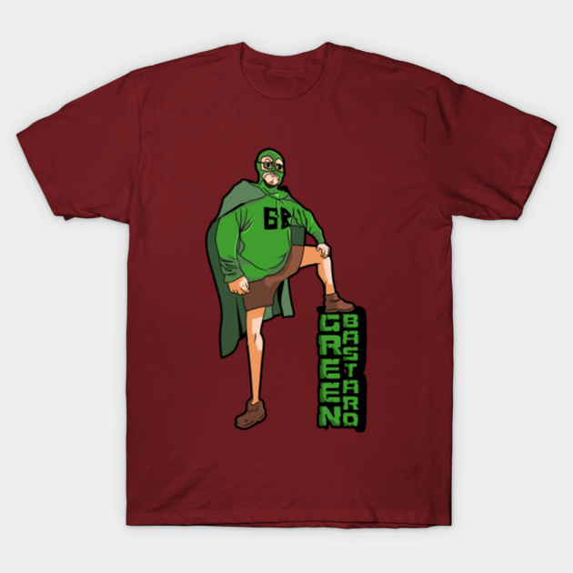 Bubbles as Green Bastard Comic Rendition Trailer Park Boys TShirt